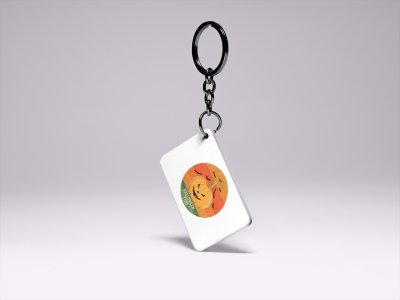 Halloween time-Scary Pumpkin-Printed Acrylic Keychains(Pack Of 2)