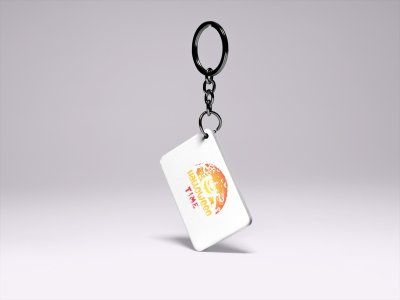 Halloween Time-Evil Spirits Insides The Semi Circle-Printed Acrylic Keychains(Pack Of 2)