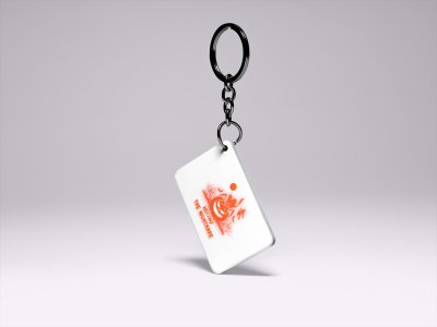 Welcome The Nightmare-Scary Pumpkin -Printed Acrylic Keychains(Pack Of 2)