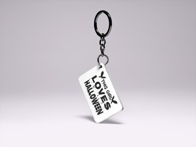 This Girl Loves Halloween-Two Birds-Printed Acrylic Keychains(Pack Of 2)