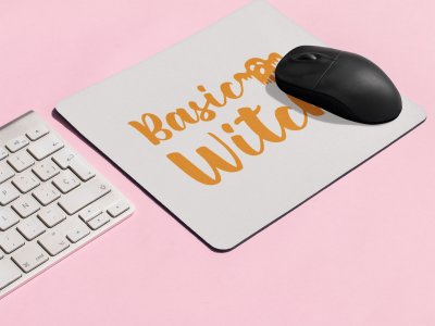 Basic Witch -Brown-Halloween Theme Mousepads
