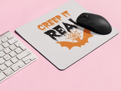 Creep it real Spider Web - Halloween Theme Mousepads