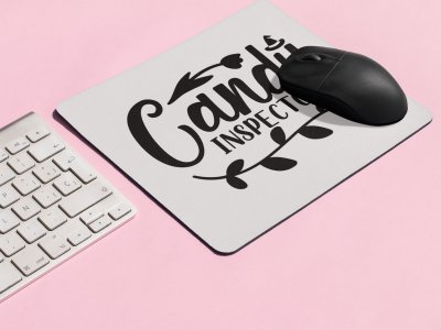 Candy in inspector, Tulip -Halloween Theme Mousepads