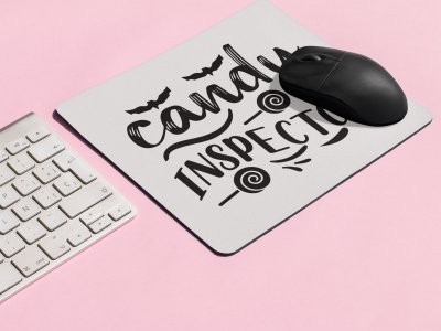 Candy inspector, lollipop -Halloween Theme Mousepads