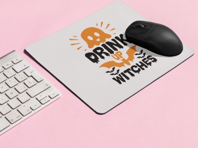 Drink up, Bat-Halloween Theme Mousepads