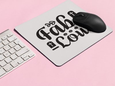 Fab boo lous - Halloween text illustration graphic -Halloween Theme Mousepads