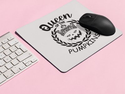 Queen Of The Pumpkins-Halloween Theme Mousepads