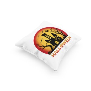 Halloween, Semi circle-Flying Bats -Halloween Theme Pillow Covers (Pack Of 2)