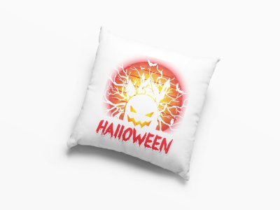 Halloween Text In Red -Halloween Theme Pillow Covers (Pack Of 2)