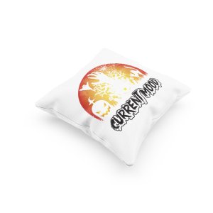 Current Mood Black And White Text-Halloween Theme Pillow Covers (Pack Of 2)