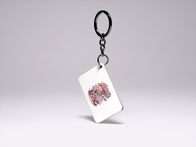 Aaaghhh!!!!-Printed Acrylic Keychains(Pack Of 2)