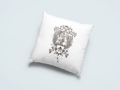 Eagle Looking Right-Printed Pillow Covers(Pack Of 2)