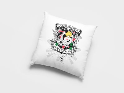 Casino, A White Girl Looking Left-Printed Pillow Covers(Pack Of 2)