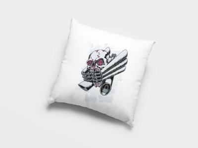 Strange Skull-Printed Pillow Covers(Pack Of 2)