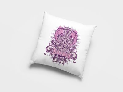 2 Elephants Facing Opposite-Printed Pillow Covers(Pack Of 2)