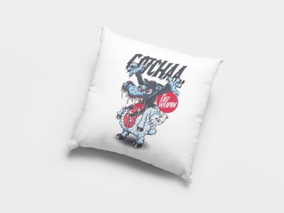 Catcha, The Last Weapon-Printed Pillow Covers(Pack Of 2)