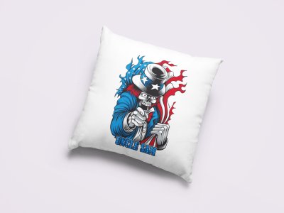 Uncle Sam-Printed Pillow Covers(Pack Of 2)