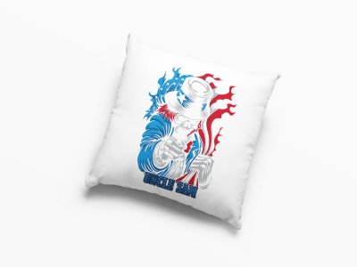 Uncle Sam, Skull Jacket-Printed Pillow Covers(Pack Of 2)