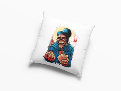 Skull With Hat-Printed Pillow Covers(Pack Of 2)