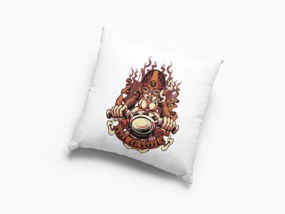 Hell On Wheels -Printed Pillow Covers(Pack Of 2)