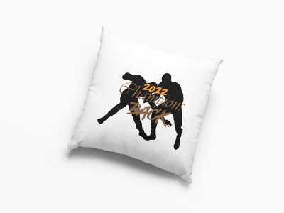 2022 Champions Back -Printed Pillow Covers (Pack Of 2)