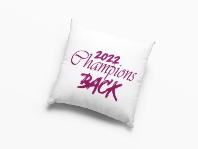 Champions Back -Printed Pillow Covers (Pack Of 2)