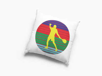 Badminton -Printed Pillow Covers (Pack Of 2)