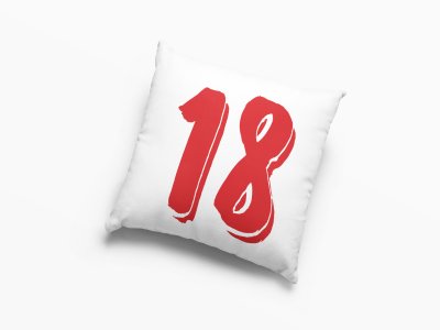 18 -Printed Pillow Covers (Pack Of 2)
