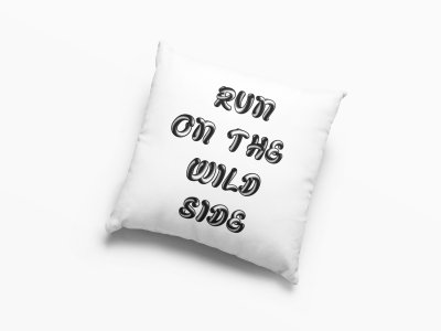 Run On The Wide Side -Printed Pillow Covers (Pack Of 2)