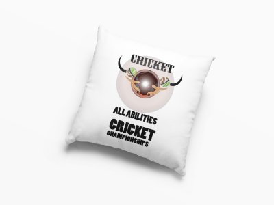 All Abilities Cricket Championships Text -Printed Pillow Covers (Pack Of 2)