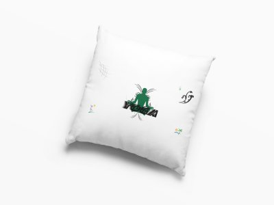 yoga -Printed Pillow Covers(Pack Of 2)