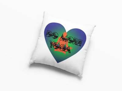 Do More Yoga Text -Printed Pillow Covers(Pack Of 2)