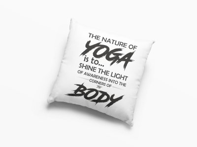 Yoga Is To Shine The Light -Printed Pillow Covers(Pack Of 2)