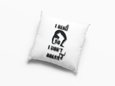 So I Don't Break Text -Printed Pillow Covers(Pack Of 2)