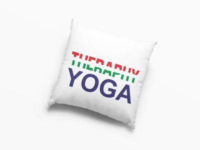 Theraphy Yoga -Printed Pillow Covers(Pack Of 2)