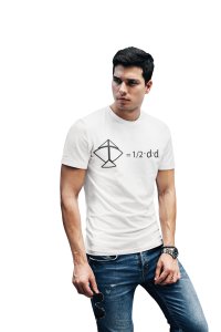 Kite (White T) -Tshirts for Maths Lovers - Foremost Gifting Material for Your Friends and Close Ones