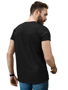 Slipper -Black printed cotton t-shirt - Comfortable and Stylish Tshirt
