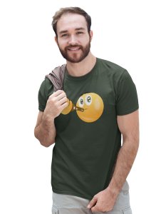 Drunker Emoji T-shirt (Green) -Foremost Gifting Material for Your Friends and Close Ones