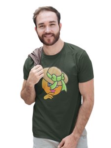 Shy Emoji T-shirt (Green) - Clothes for Emoji Lovers -Foremost Gifting Material for Your Friends and Close Ones