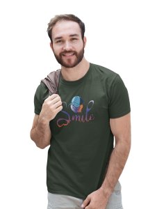 Scary Smile Emoji Printed T-shirt (Green) - Clothes for Emoji Lovers - Suitable for Fun Events - Foremost Gifting Material for Your Friends and Close Ones