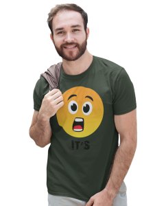 Strange Emoji Blended T-shirt (Green) - Clothes for Emoji Lovers - Suitable for Fun Events - Foremost Gifting Material for Your Friends and Close Ones