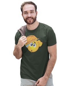 Engineer Emoji T-shirt (Green) - Clothes for Emoji Lovers - Suitable for Fun Events - Foremost Gifting Material for Your Friends and Close Ones