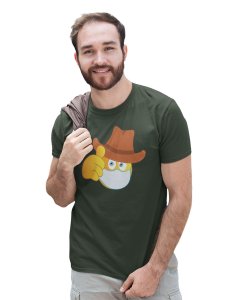 Mask is Compulsory Emoji T-shirt (Green) - Clothes for Emoji Lovers -Foremost Gifting Material for Your Friends and Close Ones