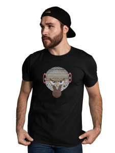 I am Watching You Emoji in Patterns Printed T-shirt - Clothes for Emoji Lovers - Suitable for Fun Events - Foremost Gifting Material for Your Friends and Close Ones