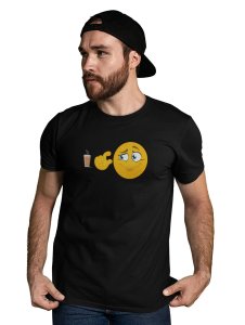 A Cup of Tea for Me Printed T-shirt - Clothes for Emoji Lovers - Suitable for Fun Events - Foremost Gifting Material for Your Friends and Close Ones