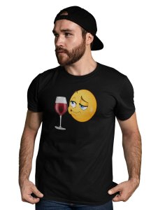 Whisky is Risky Emoji T-shirt - Clothes for Emoji Lovers - Suitable for Fun Events - Foremost Gifting Material for Your Friends and Close Ones