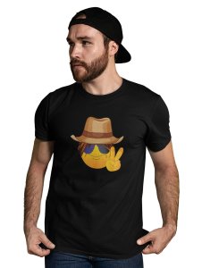 Say Cheese Printed Emoji T-shirt - Clothes for Emoji Lovers - Suitable for Fun Events - Foremost Gifting Material for Your Friends and Close Ones
