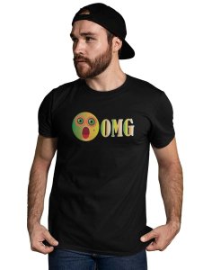 Shocked Emoji Printed T-shirt - Clothes for Emoji Lovers - Suitable for Fun Events - Foremost Gifting Material for Your Friends and Close Ones