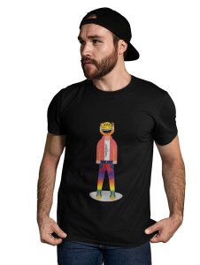 A young Laughing Emoji Boy Printed T-shirt - Clothes for Emoji Lovers - Suitable for Fun Events - Foremost Gifting Material for Your Friends and Close Ones