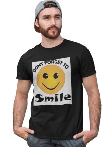 Don't forget to Smile Emoji T-shirt - Clothes for Emoji Lovers - Suitable for Fun Events - Foremost Gifting Material for Your Friends and Close Ones